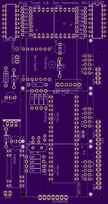 Skull Tower V1.0 Circuit Board